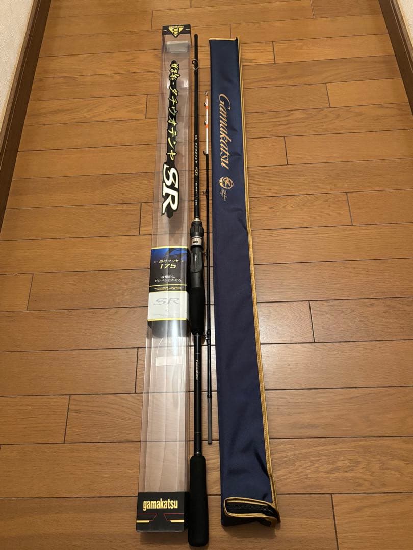 【ジャンク】（穂先折補修）タチウオテンヤ竿「がま船タチウオテンヤSR掛けアワセ」