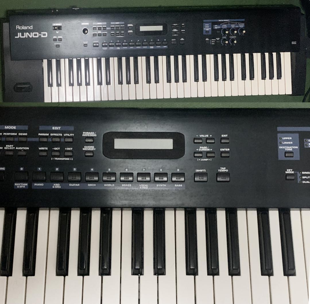 Roland シンセサイザー Juno-D 現状 #2