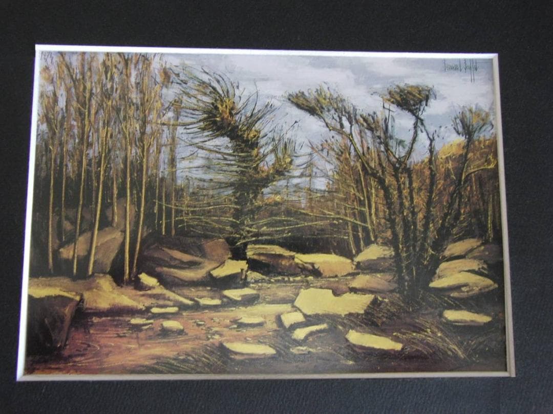 ベルナール・ビュッフェ「Foret de Fontainebleau」