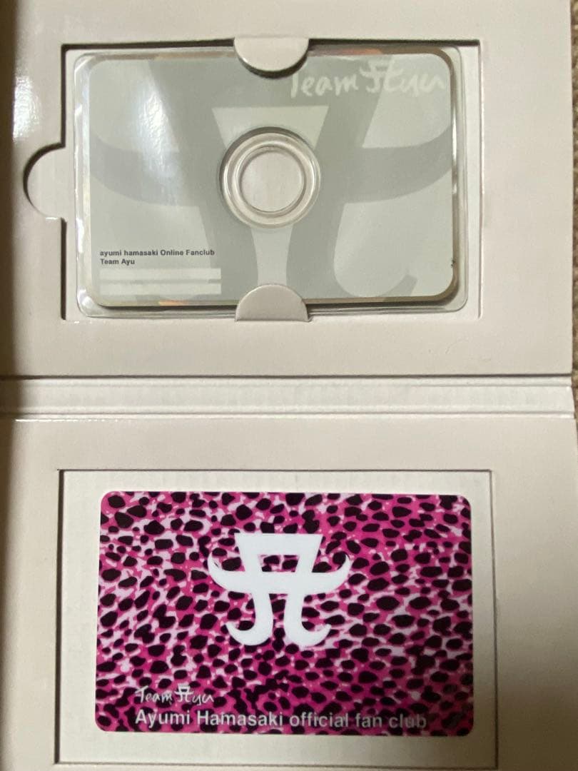 浜崎あゆみ　team ayu ファンクラブ　会員証　CDROM 会員証