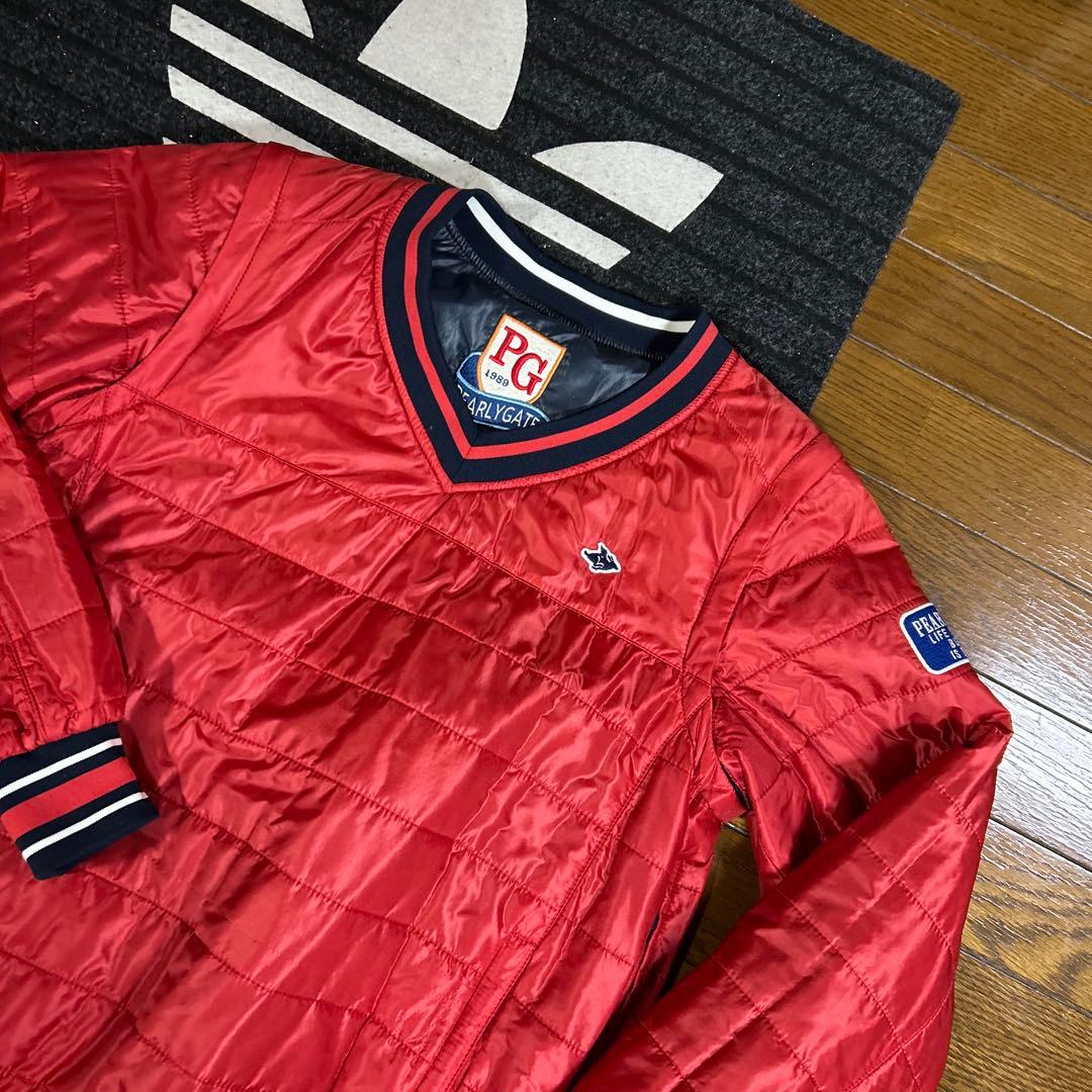 ネイビー Vネックジャケット リバーシブル希少PGロゴ 89