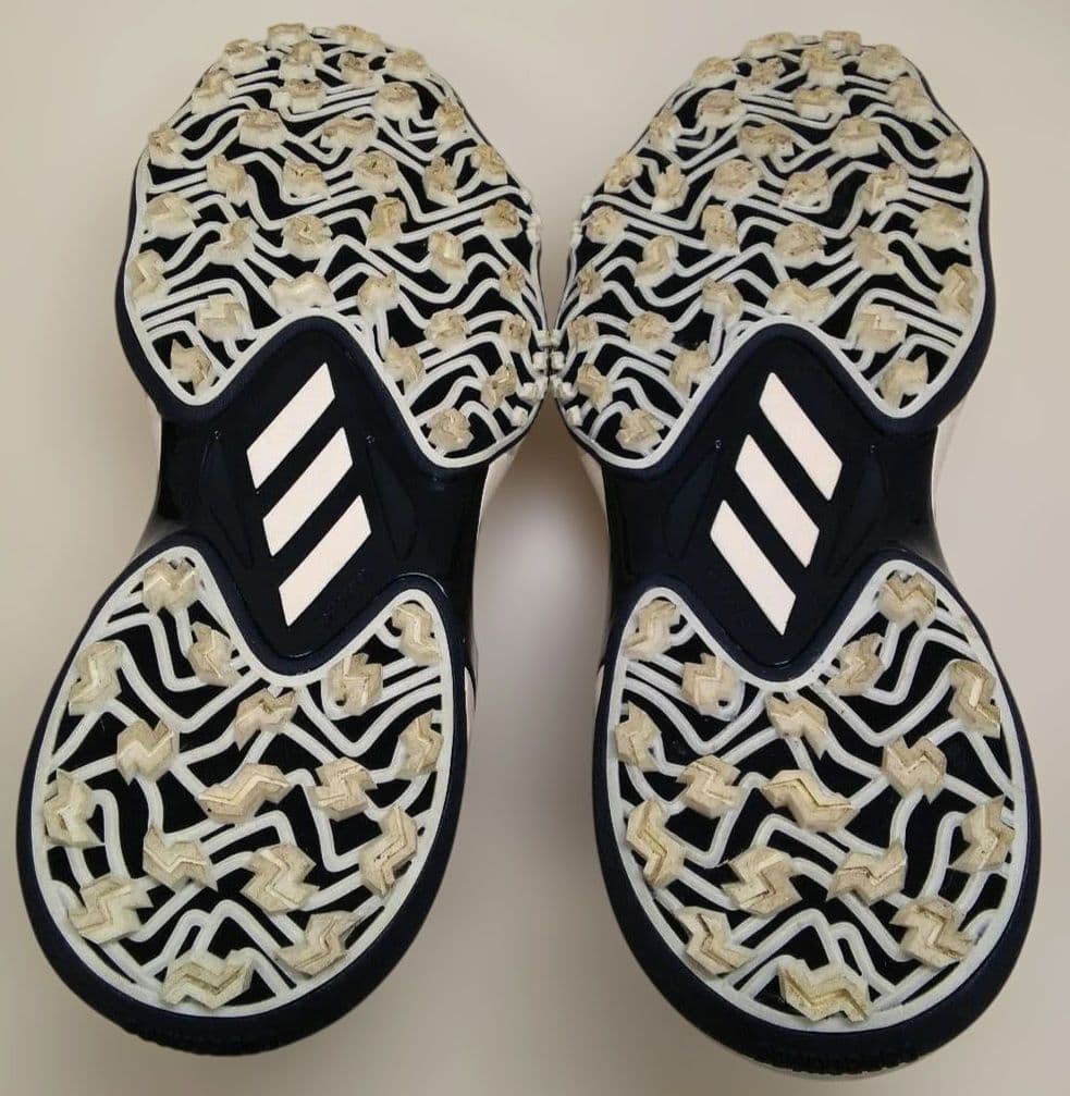 【田36】adidas コードカオス ゴルフシューズ ホワイト/ネイビー