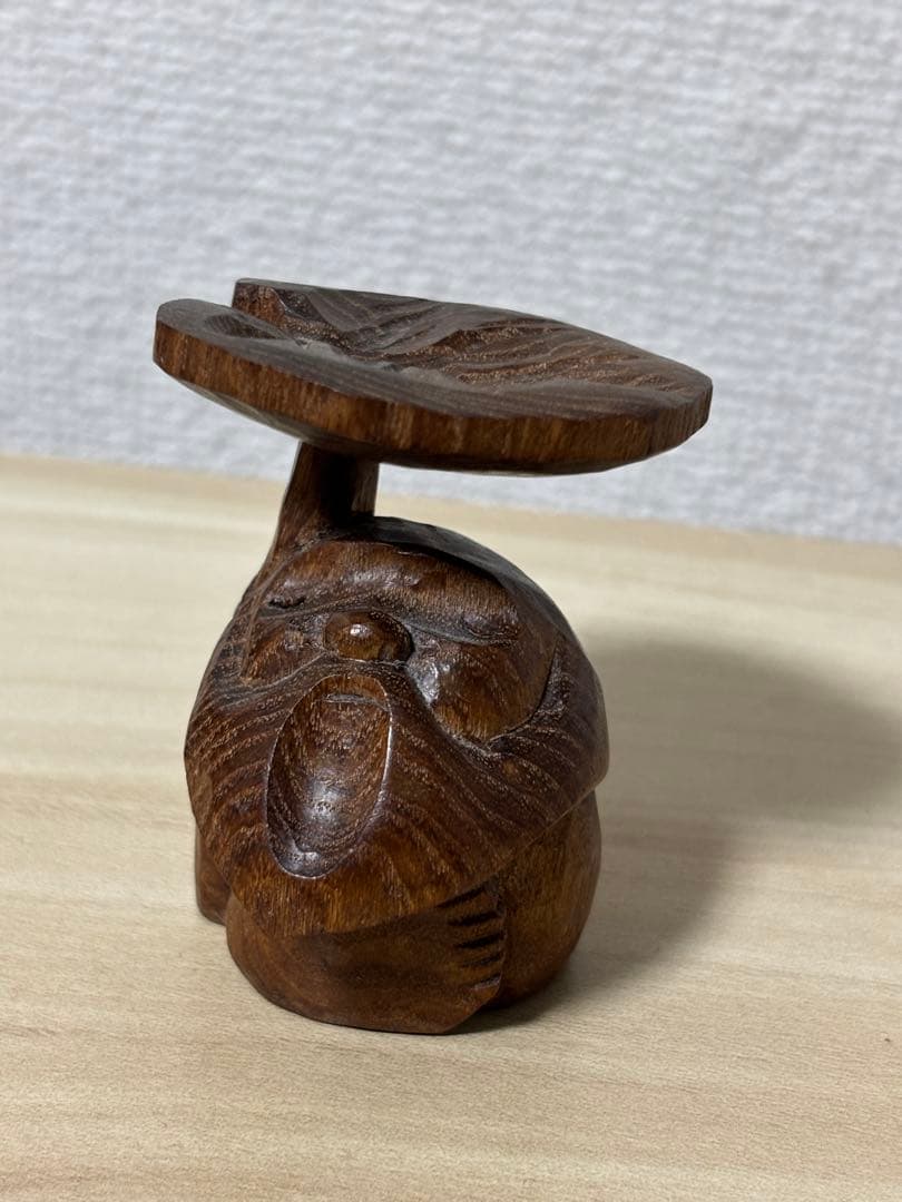 【最終値下げ】【希少】　木彫り　あとぐちさん作品　コロポックル