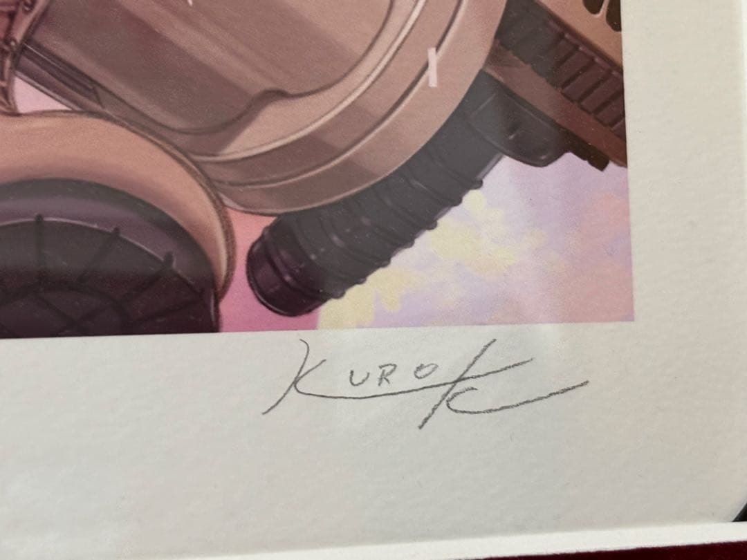 ソードアート・オンライン ガンゲイル・オンライン　直筆サイン入り複製原画