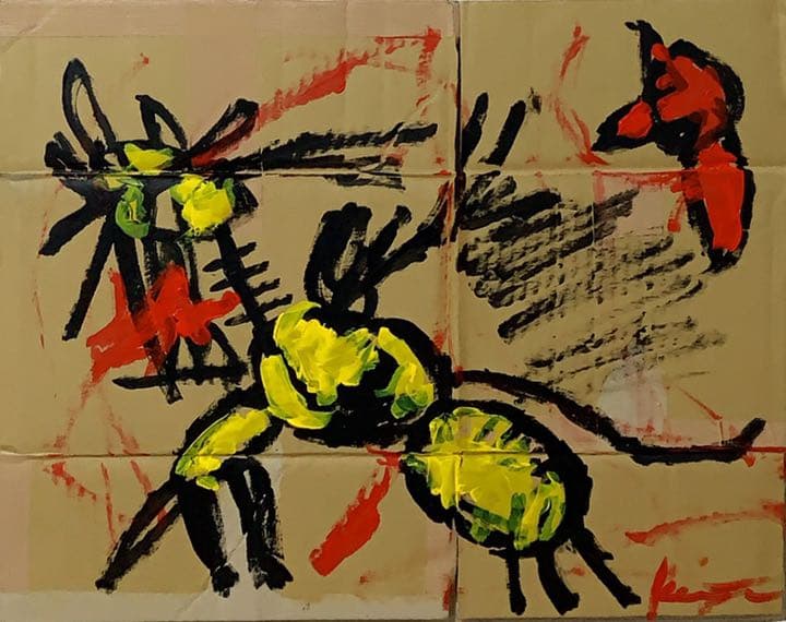 うろ覚えで描いた虎