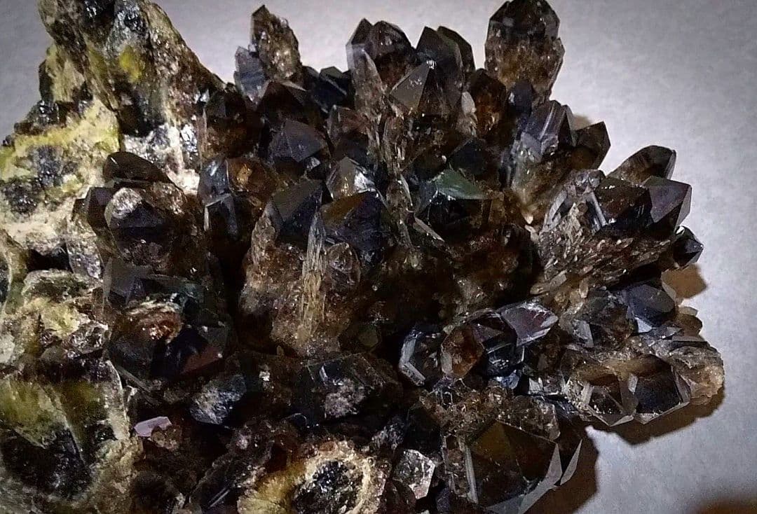 モリオン(黒水晶)クラスタ  特大