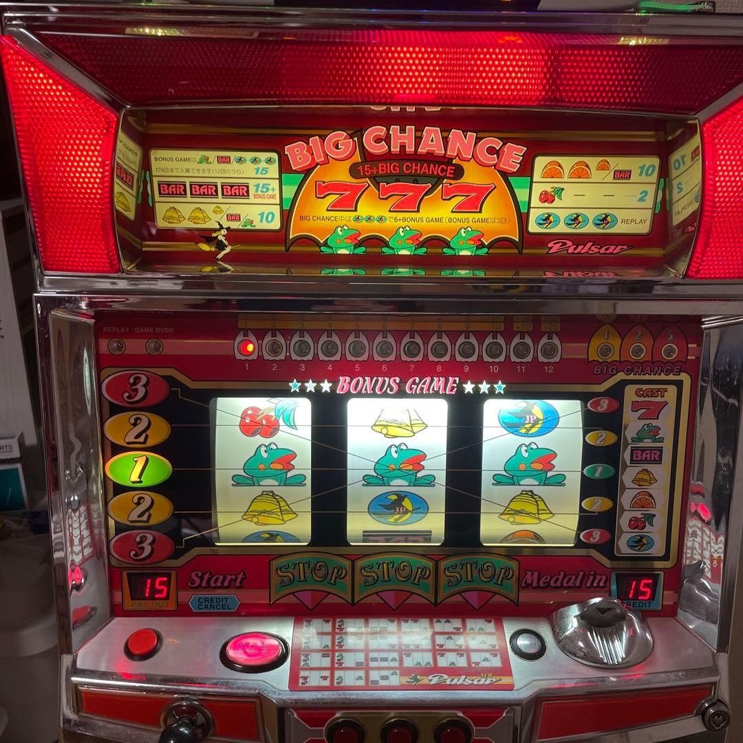 パチスロ　実機　山佐　ニューパルサーR 遊戯仕様　中古品