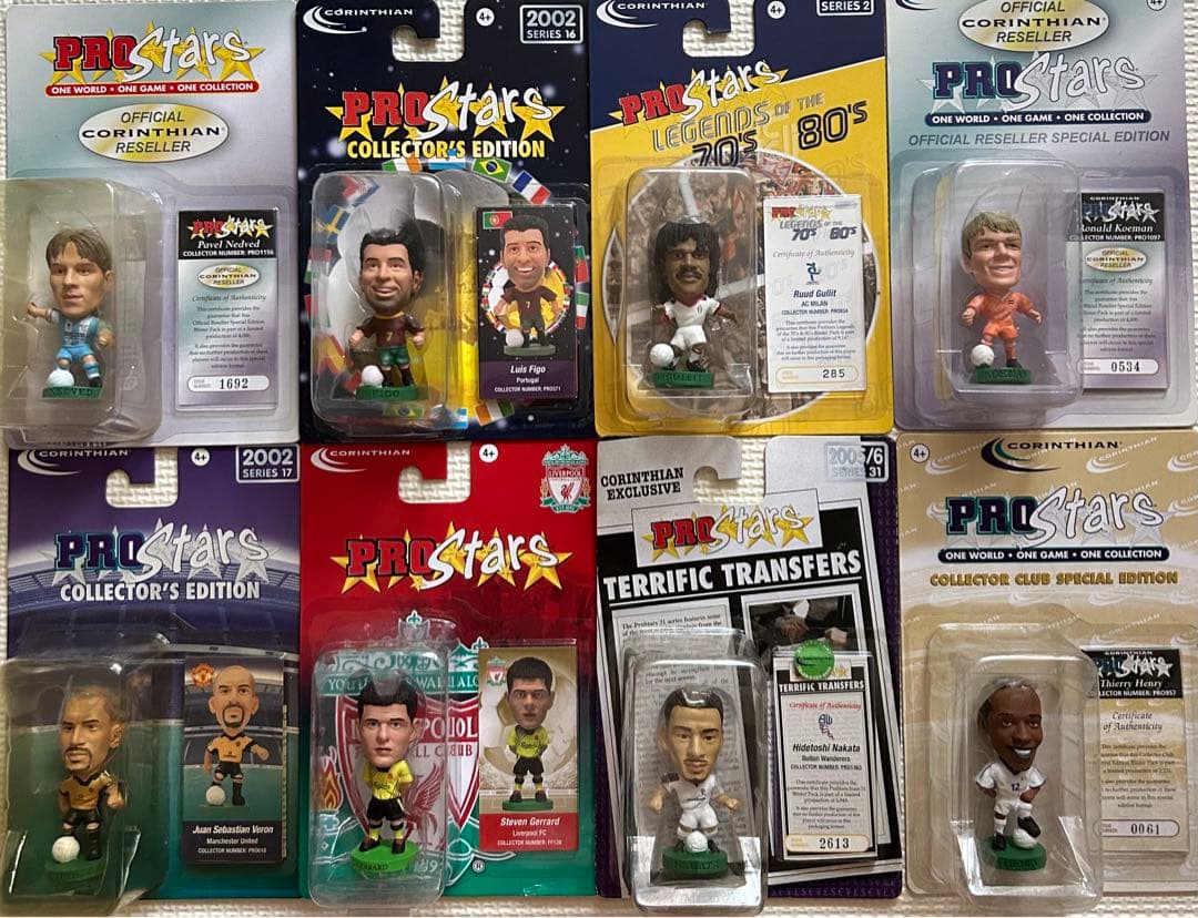 コリンシアン　プロスターズ　デルピエロ　ベッカム　ジェラード　ヴェロン　フィーゴ