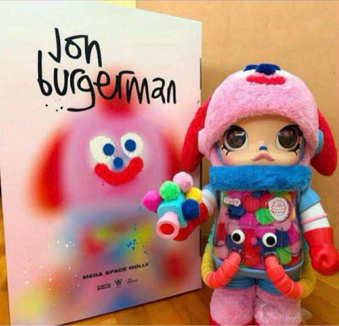 アイドル MEGA SPACE MOLLY 400% Jon Burgerman