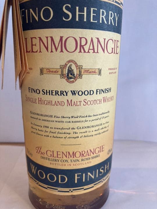正規品　glenmorangie SHERRY WOOD FINISH