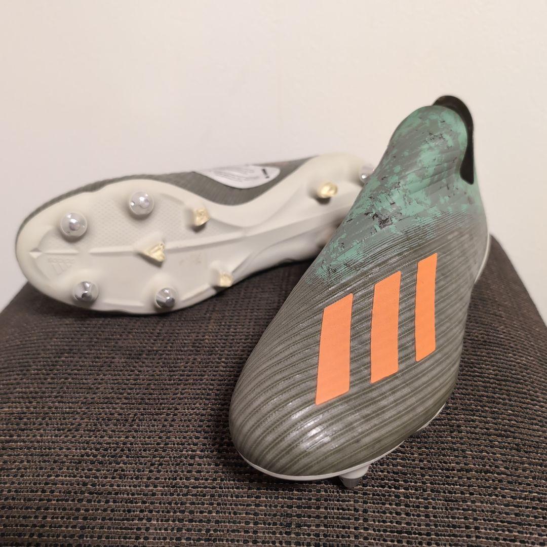 アディダス エックス 19+ FG(グリーン×オレンジ)