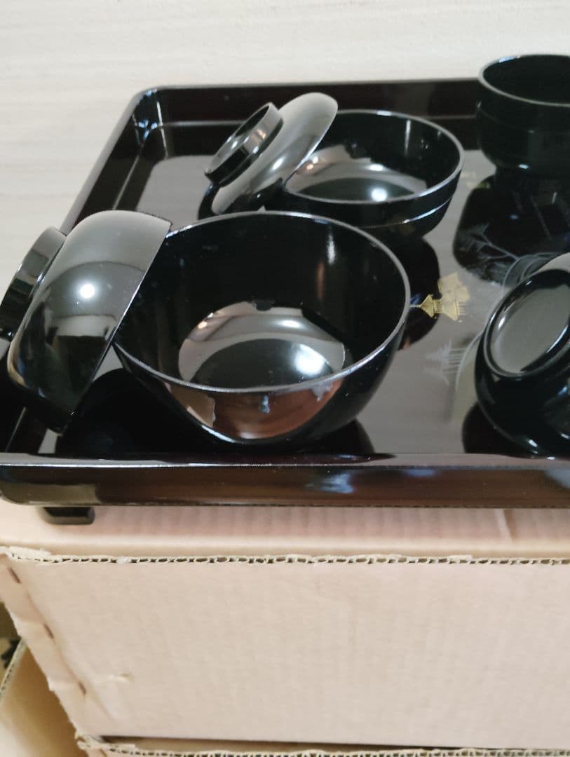 会津漆塗り　客膳セット　30セット