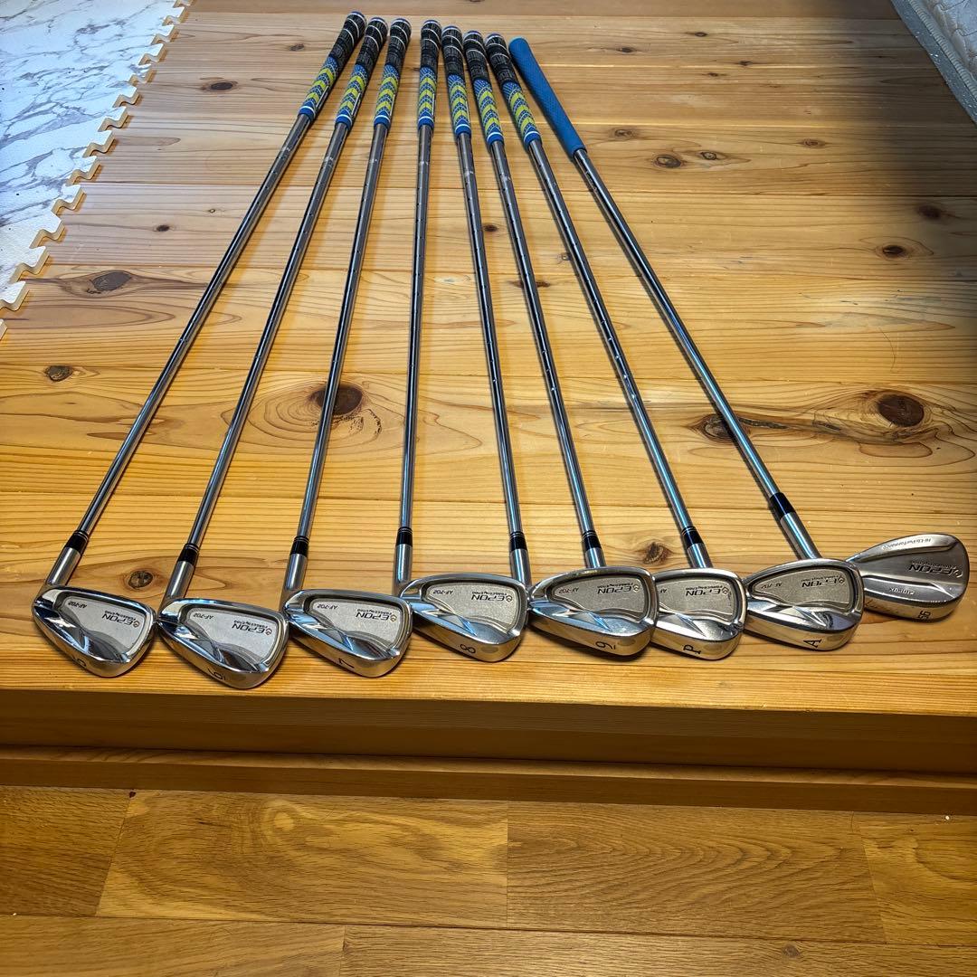 EPON AF-702 アイアン5-9.P.A計7本、210kgxウェッジ56°