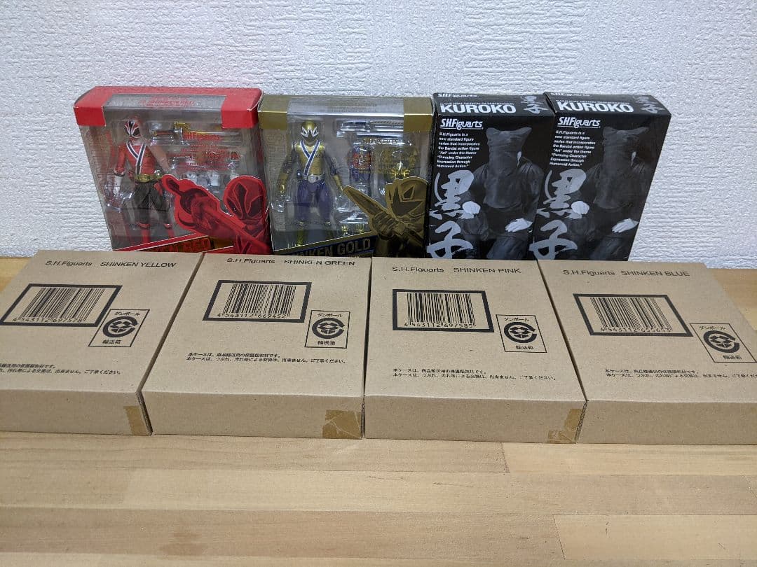 ★新品未開封品★フィギュアーツ　シンケンジャー　8体セット
