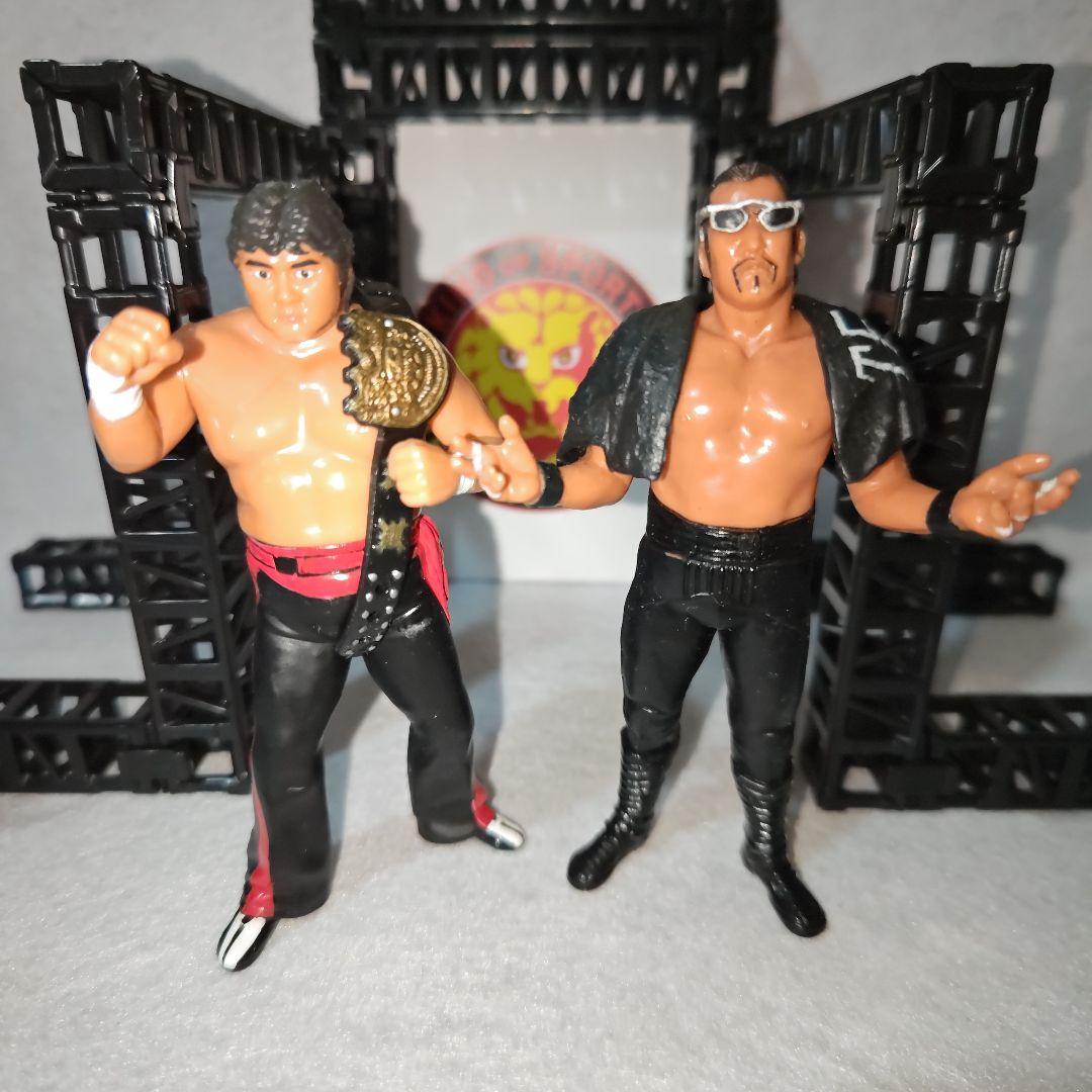 【闘魂三銃士　ベルト2本付】武藤敬司&蝶野正洋&橋本真也フィギュアセット