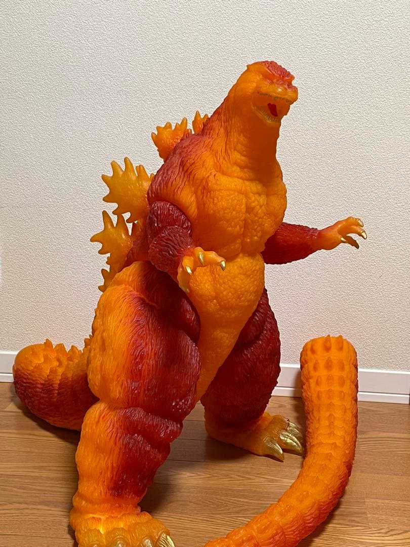 バンダイ 超大級 ゴジラ ファイナルプレミアム バーニングゴジラ 愛蔵版 ソフビ