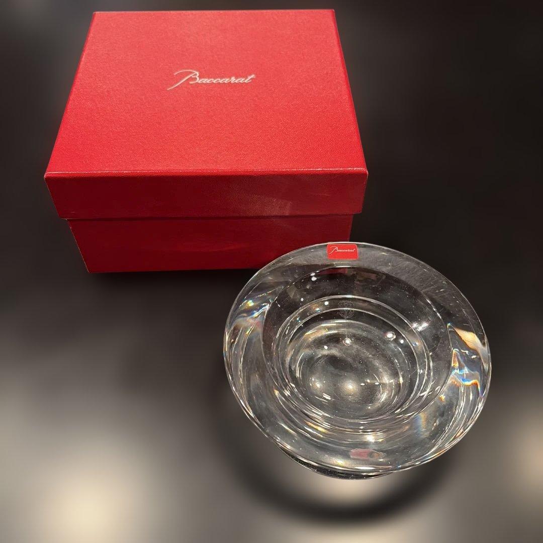 新品未使用Baccarat Ashtray Vega Crystal Glass