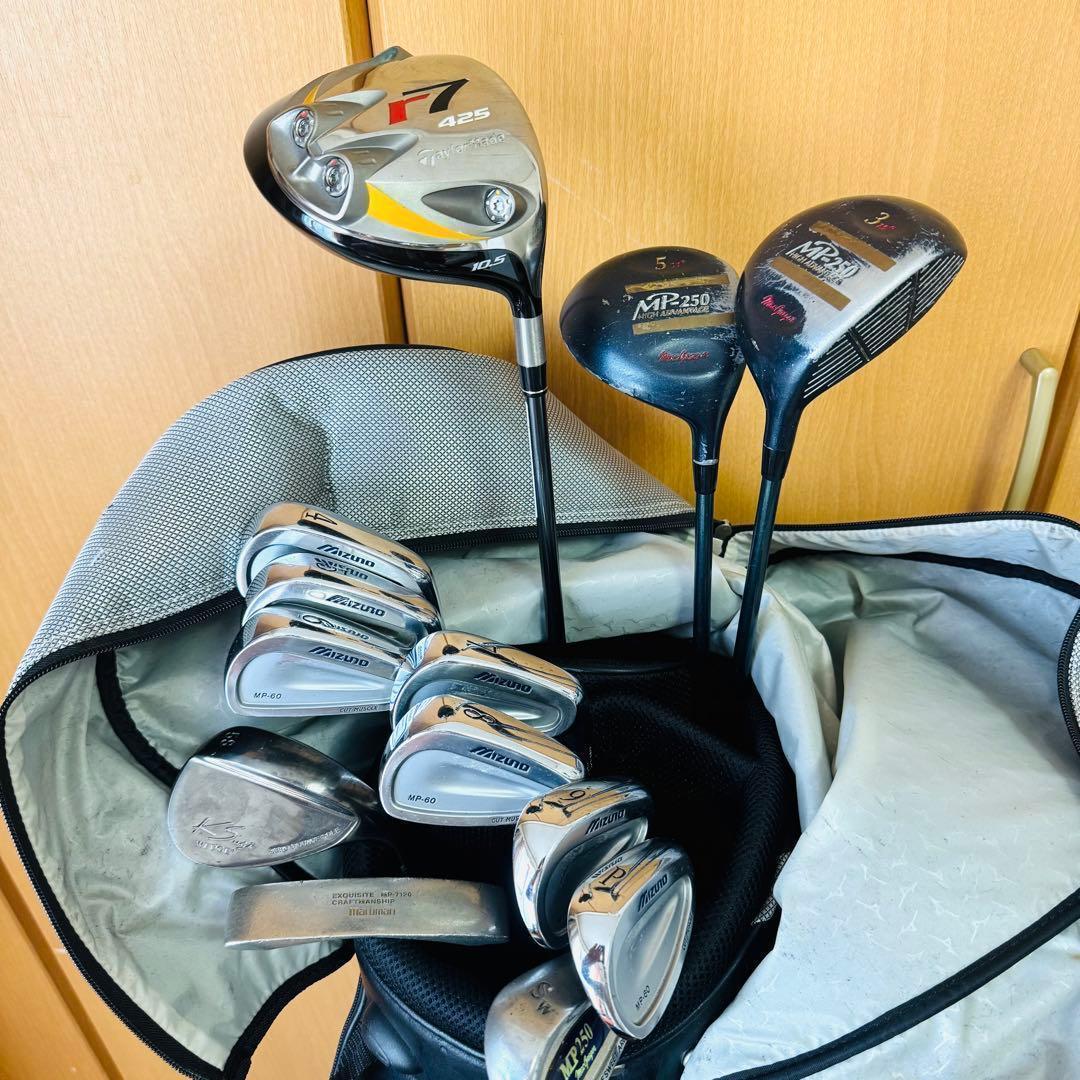 ミズノ　テーラーメイド MP−60 メンズ ゴルフ クラブ　13本 セット