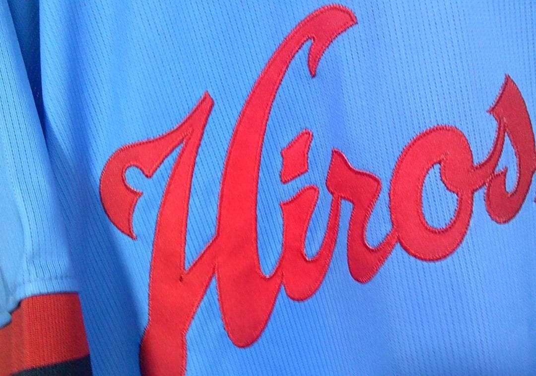 O復刻２空赤CARP新品ミズノ広島カープ高橋慶彦２レジェンドビジターユニフォーム