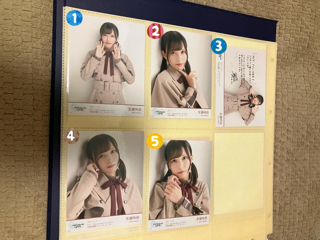 ナナニジ　22/7　8th衣装　ブロマイド　バラ売り