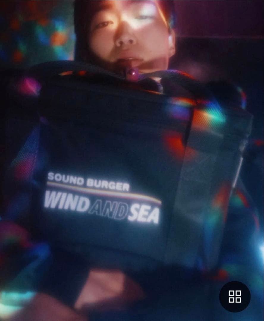 DJ機材 Sound Burger x WIND AND SEA Record Bag