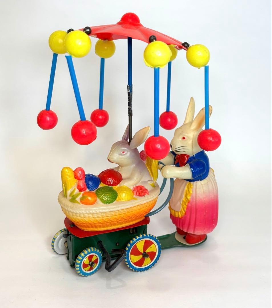 うさぎ　セルロイド　デッドストック　昭和レトロ