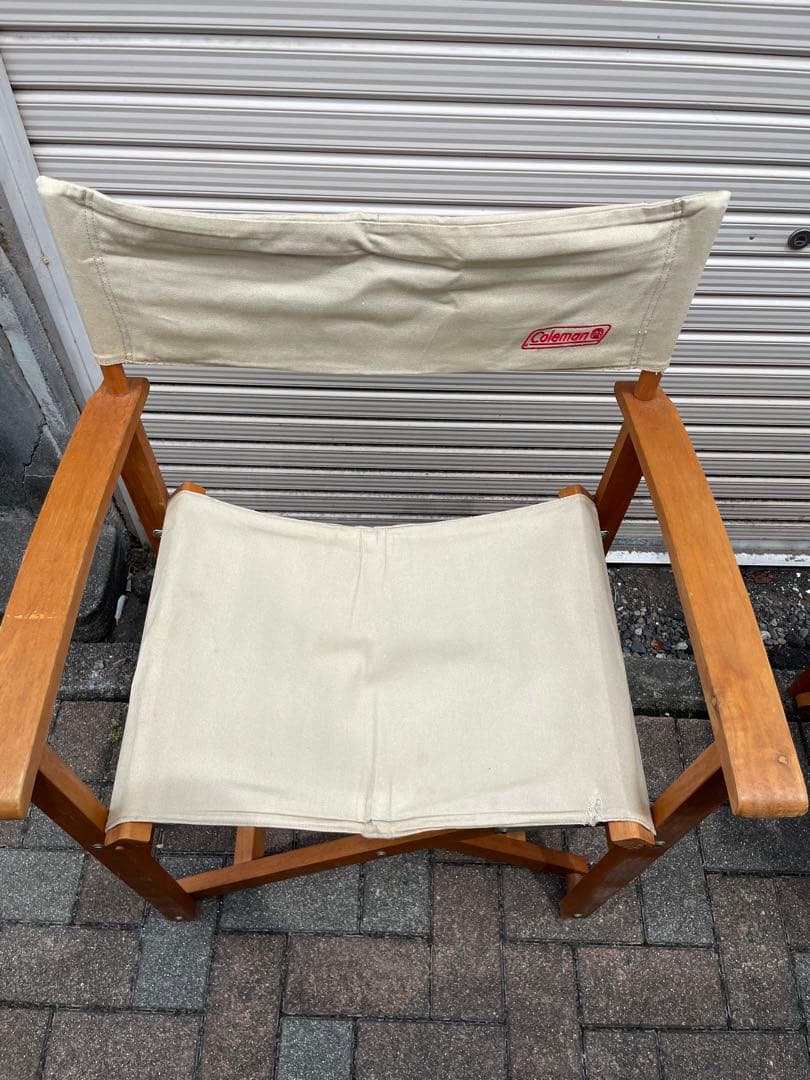 コールマンウッドチェアー　Coleman ビンテージ