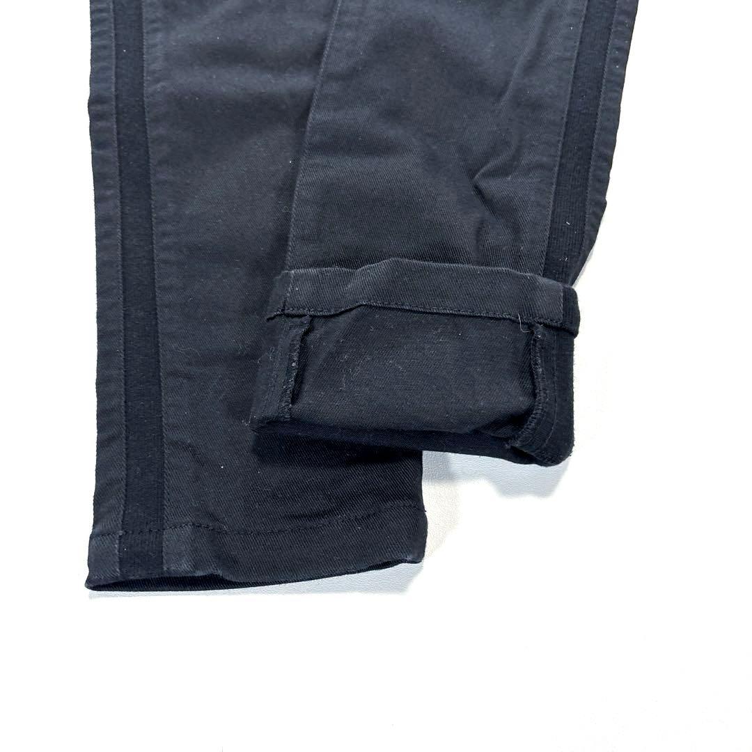 パーリーゲイツ　0/S ロングパンツ　ブラック　サイドラインゴム　通年