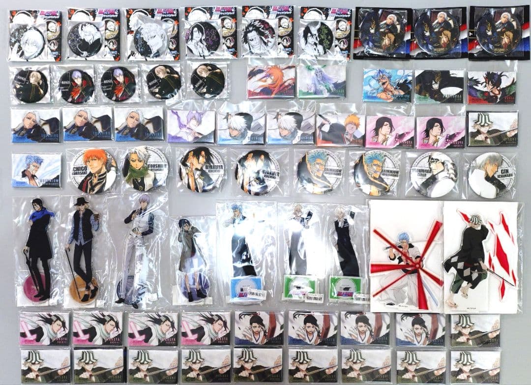 BLEACH ジャンプ展 缶バッジ ブレソル 浦原 グリムジョー 白哉 170点