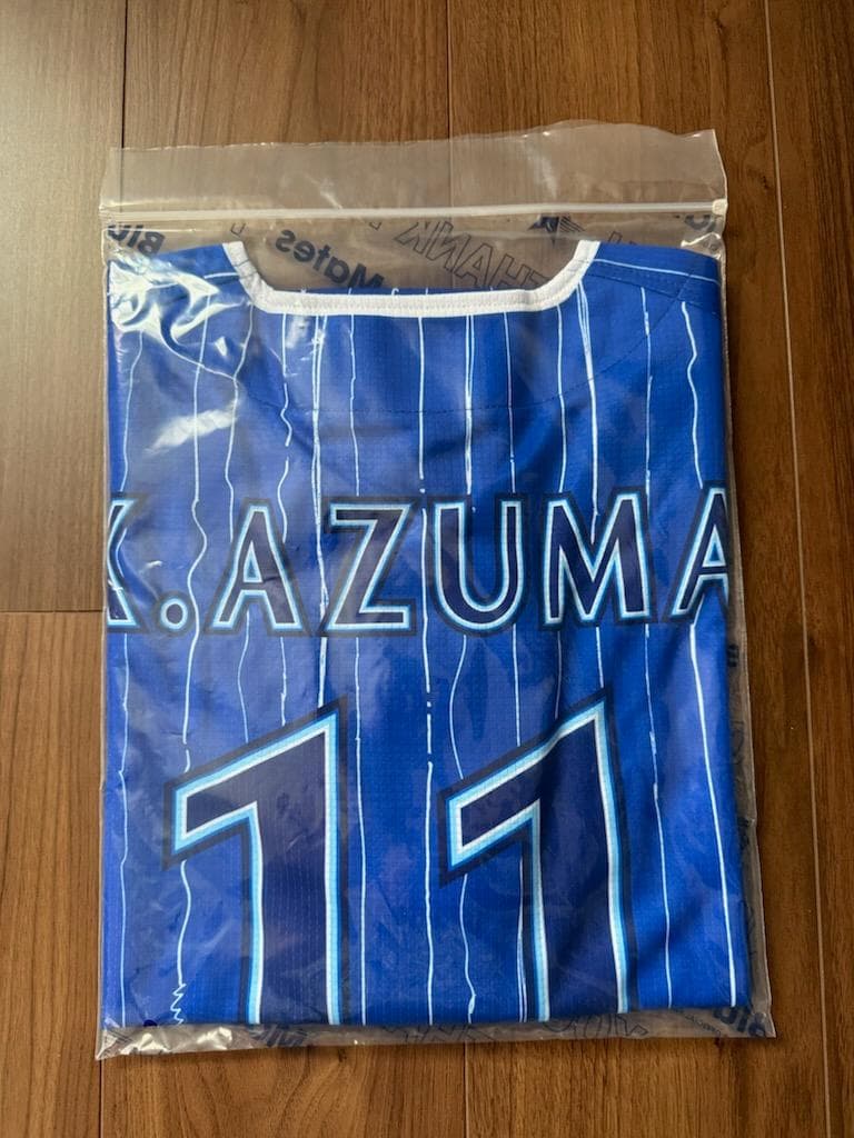 新品未開封★サイン入り★2025年★BlueMates ユニフォーム★東克樹投手