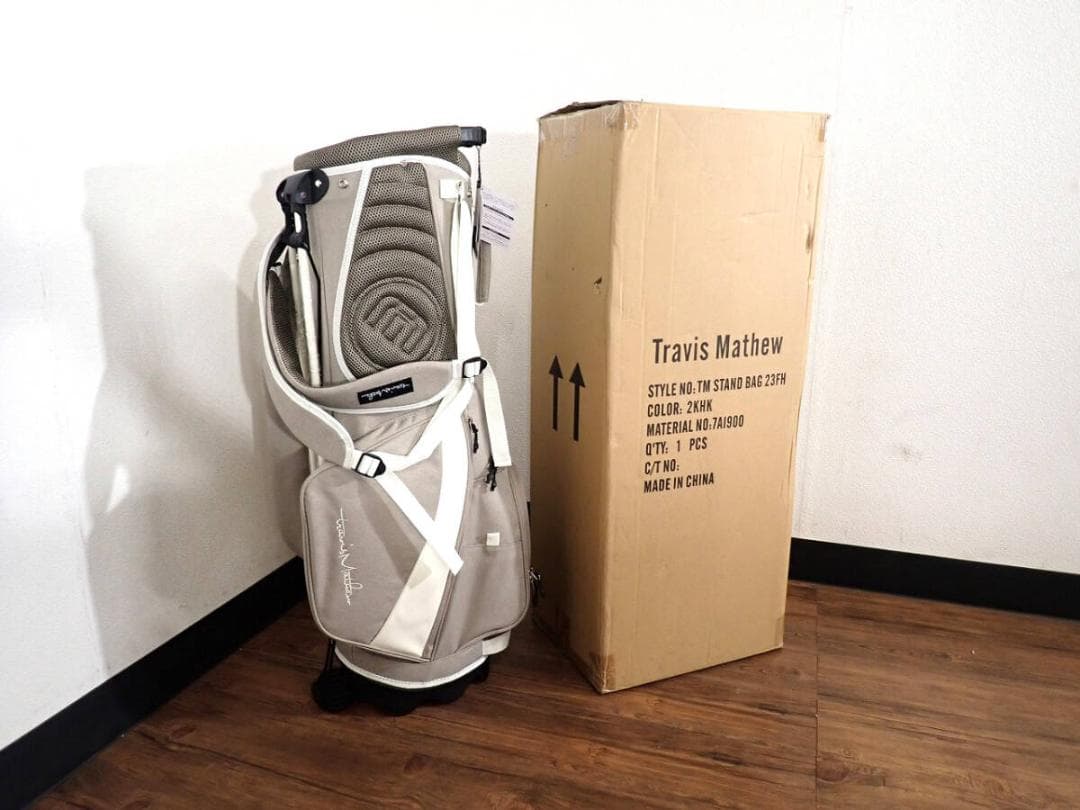 新品 TravisMathew キャディバッグ 7AI900-2KHK-OS