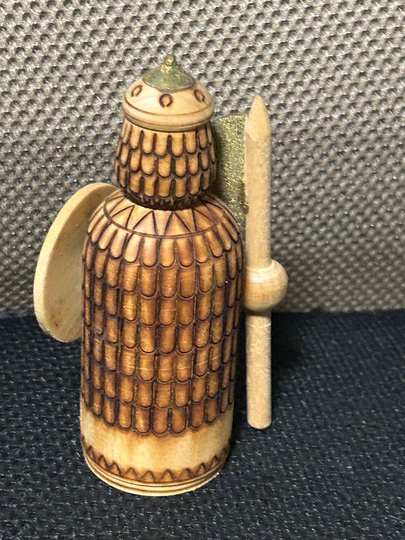 民芸品　木製　彫刻　ロシア？　王様　置物　ヴィンテージ　美品　まとめ