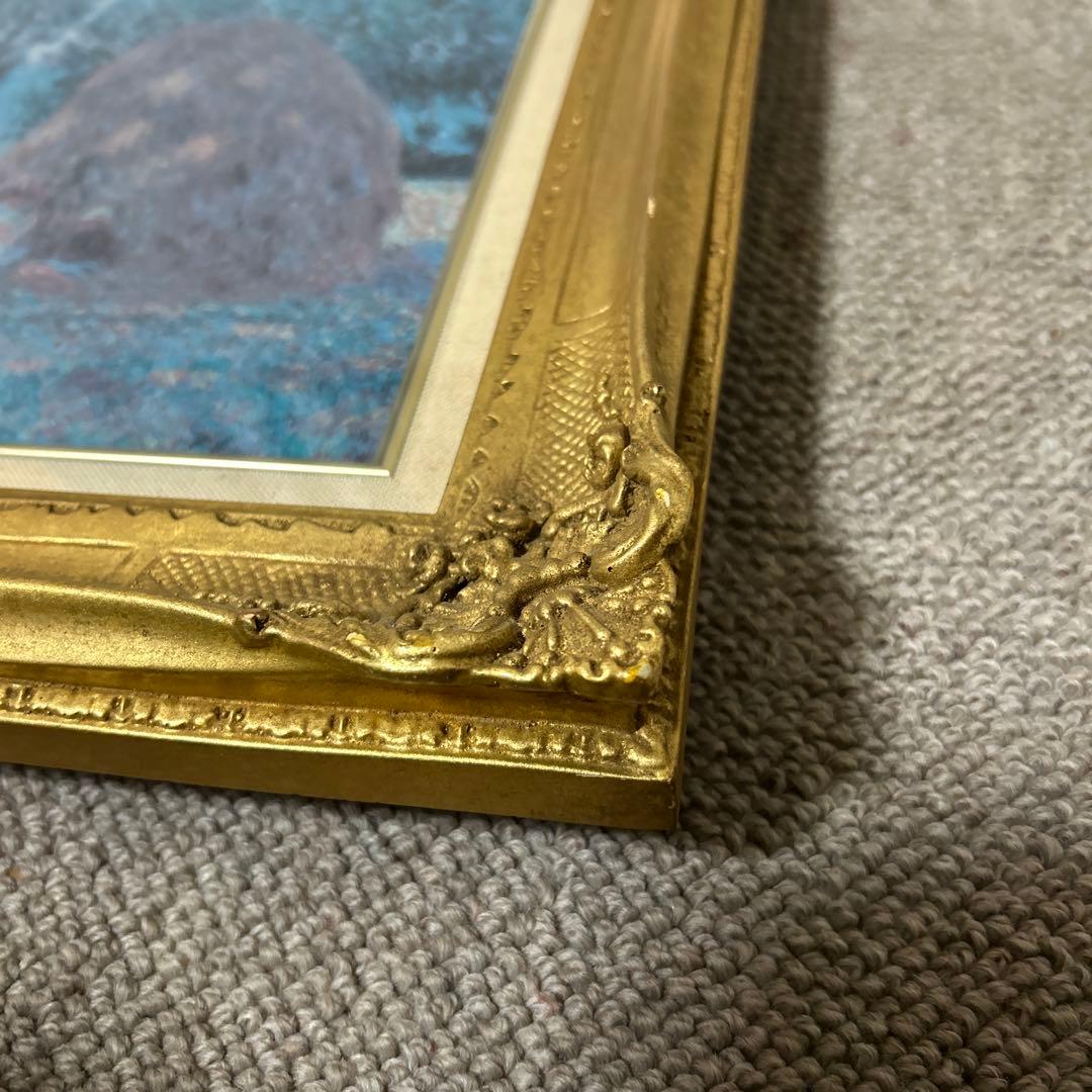 大原美術館　クロードモネ　積みわら　複製画