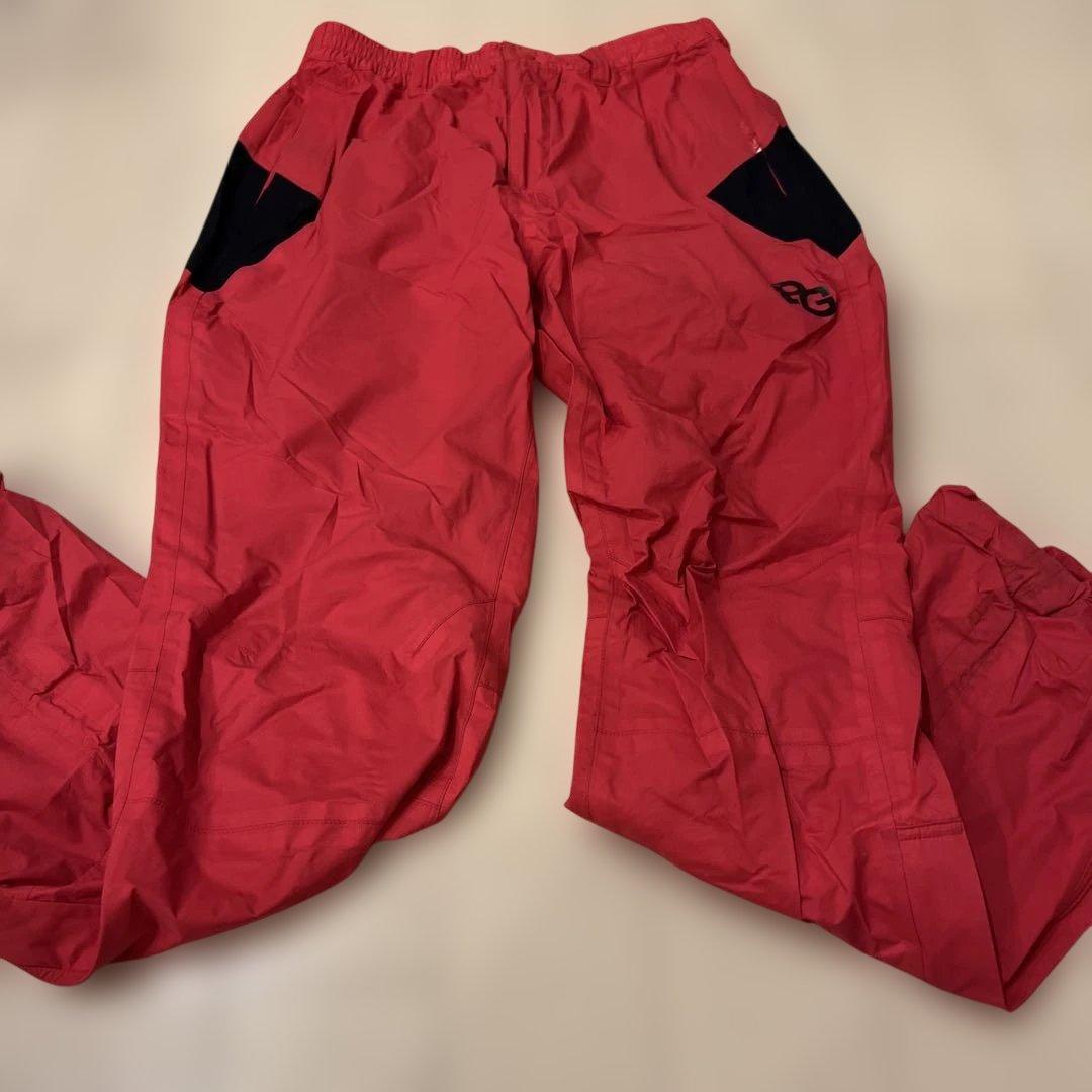 PEARLY GATES レインウェア フード付き レッド