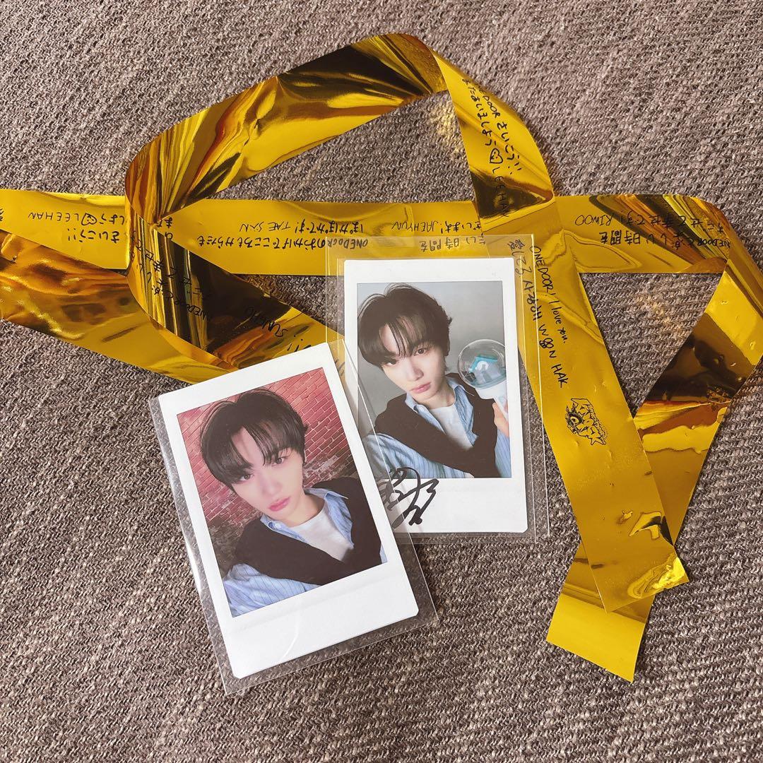 BOYNEXTDOOR ボネクド インスタントフォト テサン サイン入り 銀テ