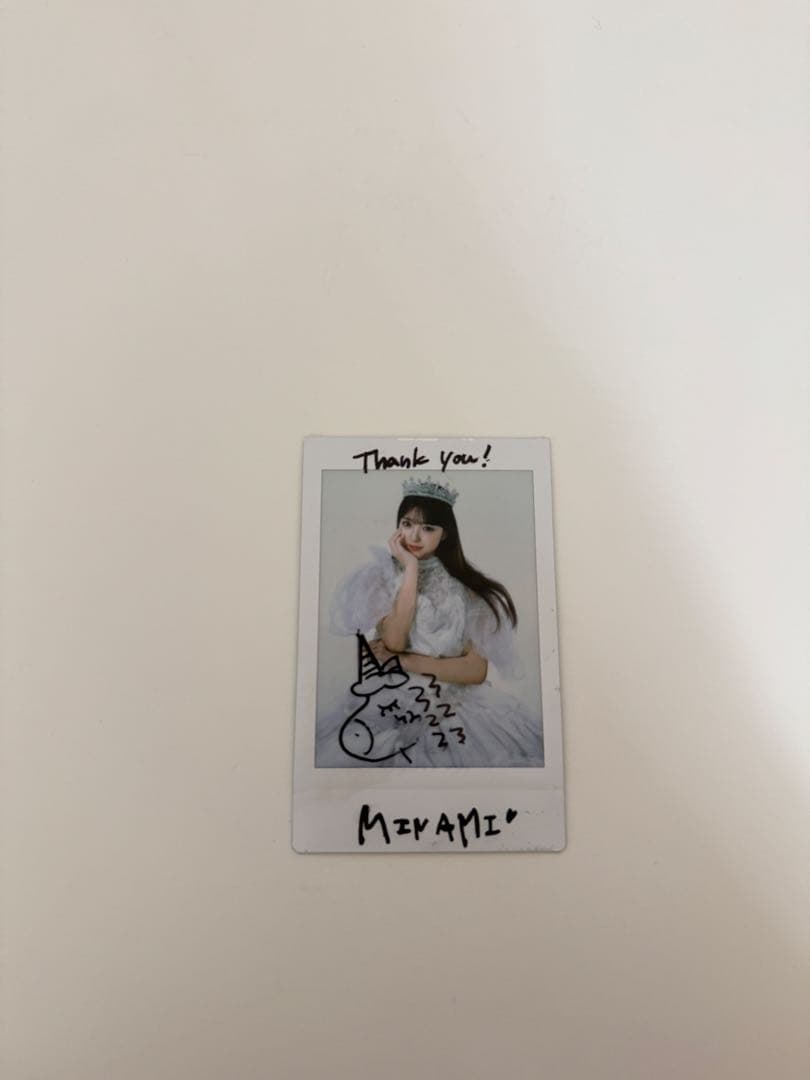MINAMI直筆サイン入りチェキ