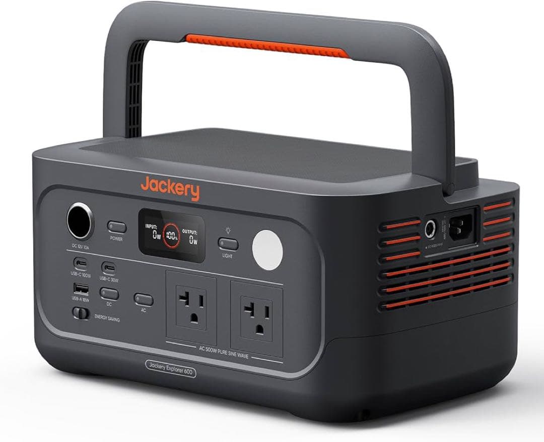 Jackery ポータブル電源 600 New 640Wh リン酸鉄 UPS