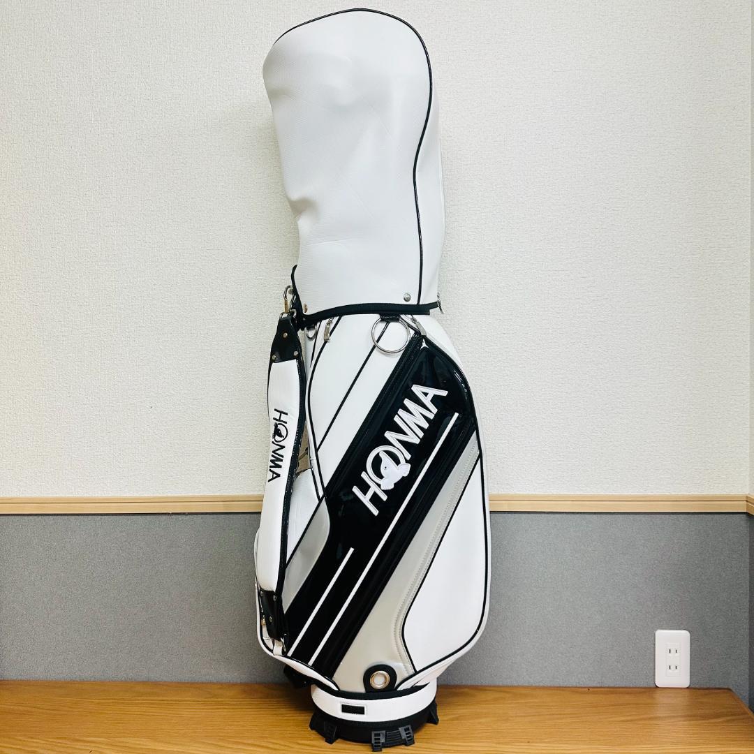 HONMA キャディーバッグ CB-12016 ホワイト/ブラック