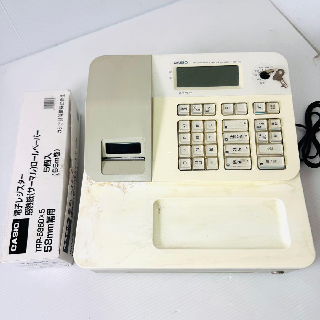 CASIO 電子レジスター SE-G1　ロール紙付