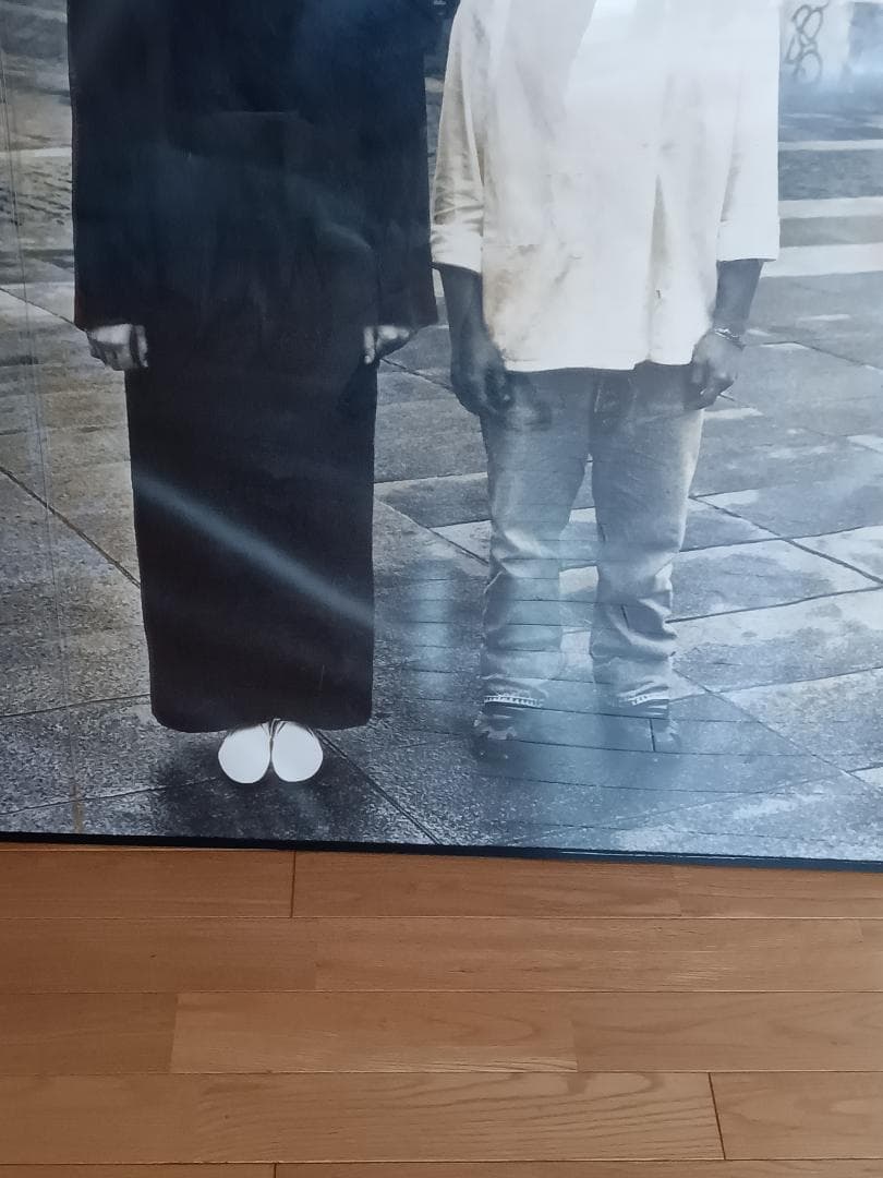 ★ヨウジヤマモトYOHJI80'sコレクション大型モノクロ写真アート フレーム付