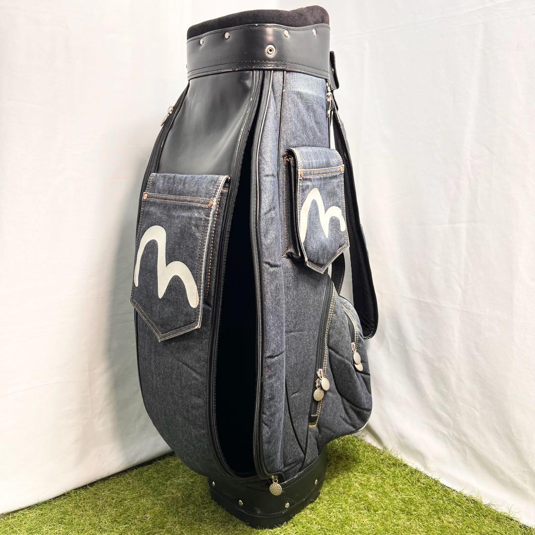 EVISU エヴィス デニム キャディバッグ フード付 美品