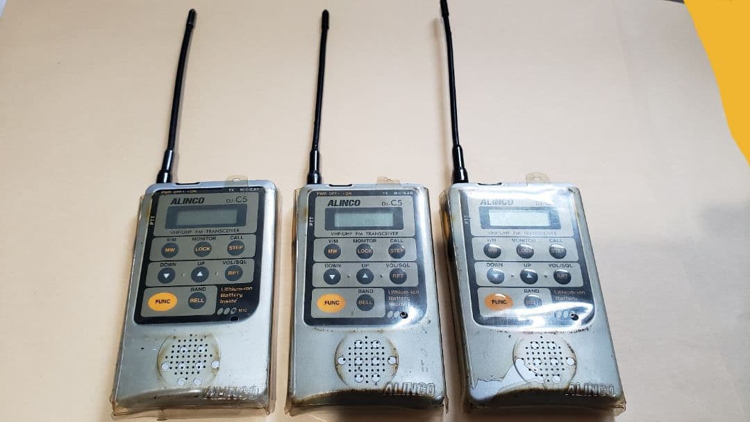 ALINCO DJ-C5 トランシーバー 3台セット