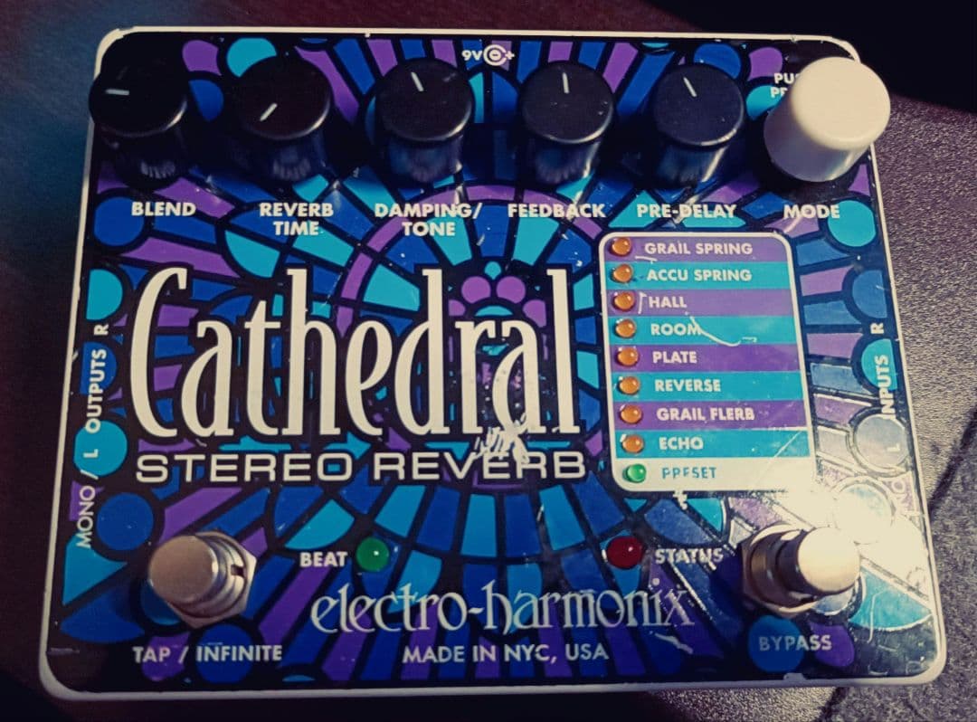 ギター Electro-Harmonix Cathedral Stereo Reverb