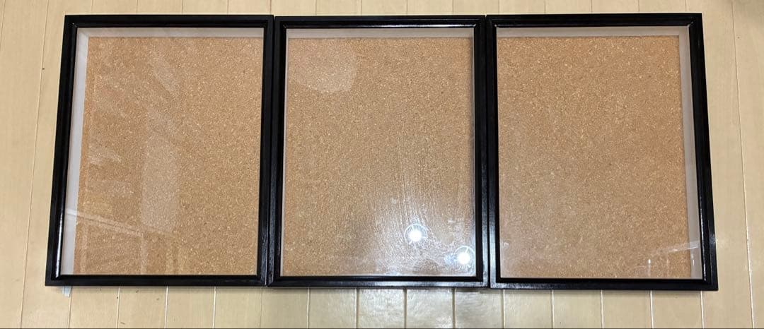 未使用　美品　中型　ドイツ箱　標本箱　５個セット　昆虫　　コルク