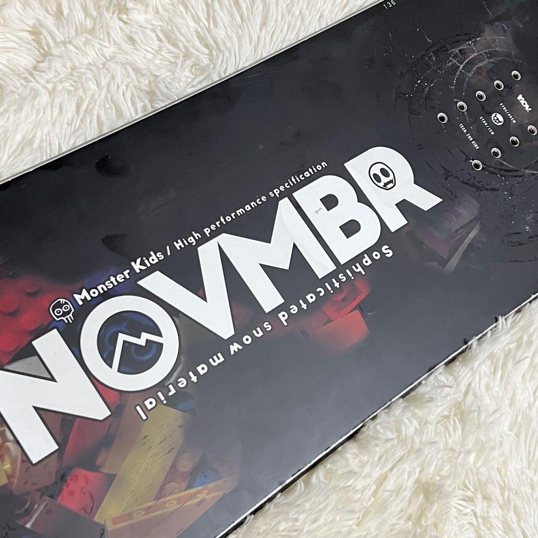【良品】 NOVEMBER KD 136 ジュニア　キッズ　スノーボード