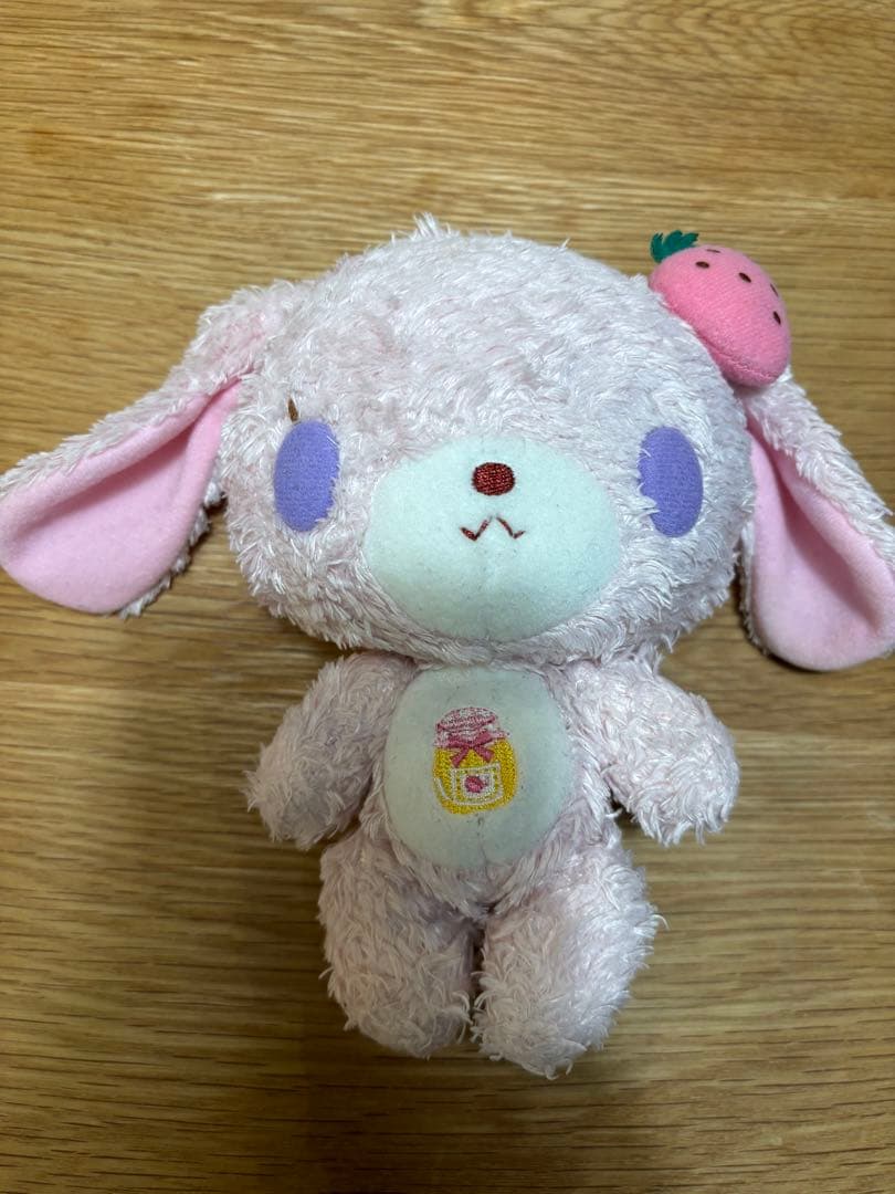 【正規品】シュガーバニーズのジャム職人　ストロベリーうさ　ぬいぐるみ