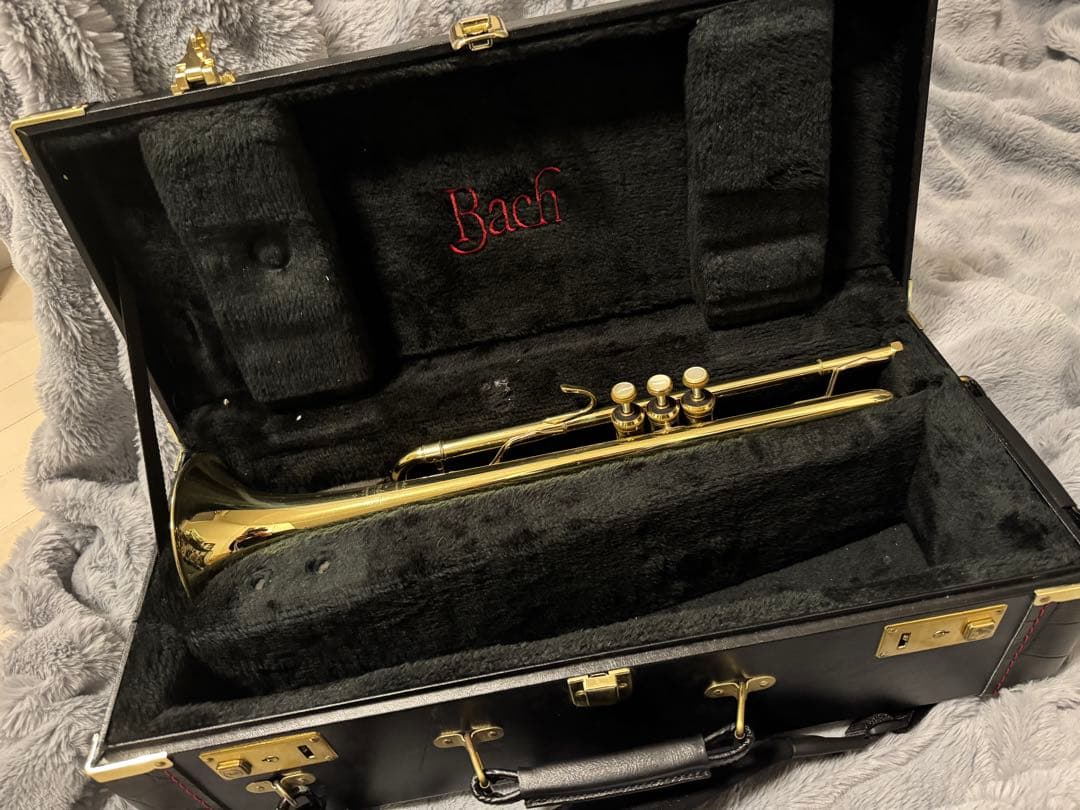 Bach トランペット　NEW YORK #7 GOLD ハードケース付き