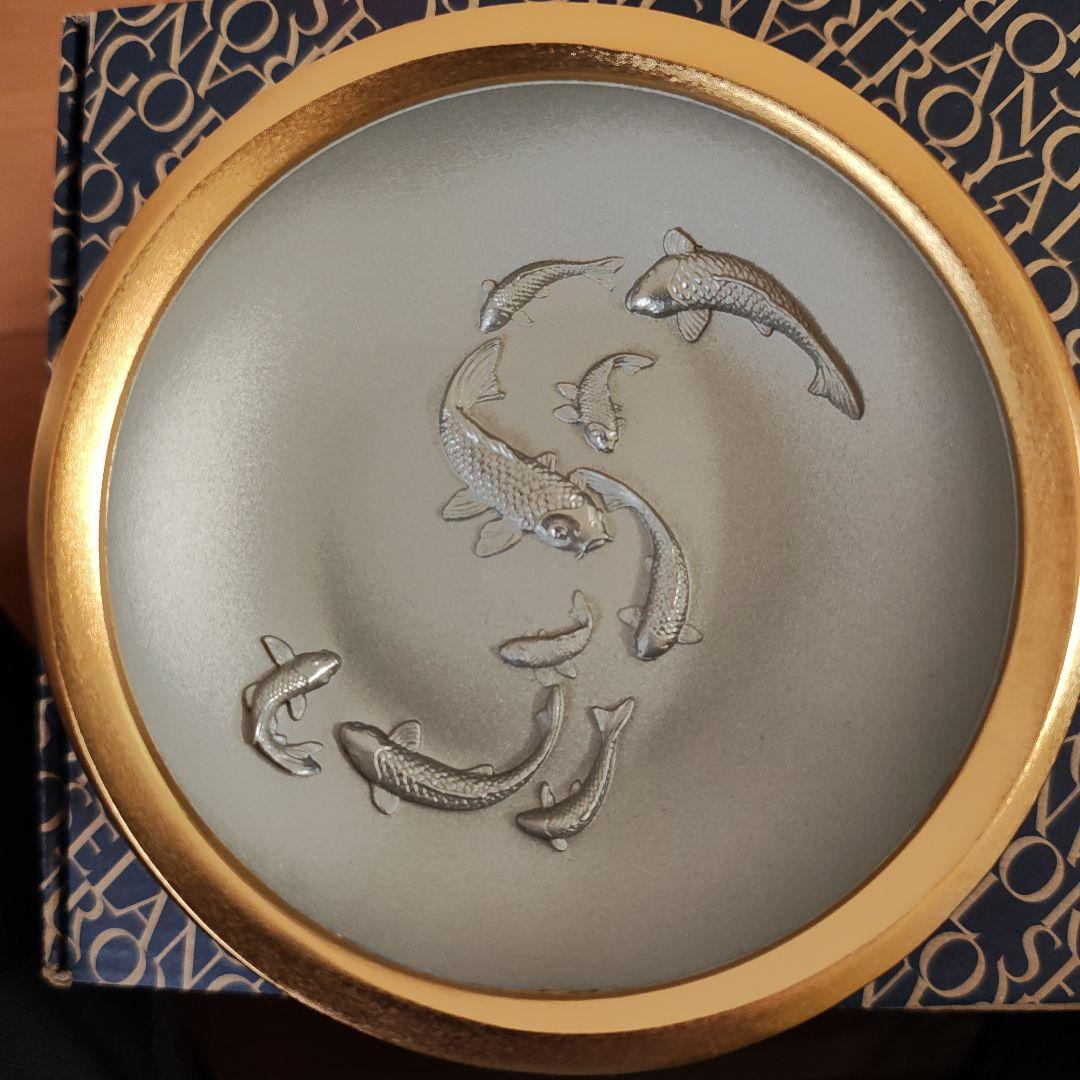  SELANGOR 魚の菓子器 直径約20cm