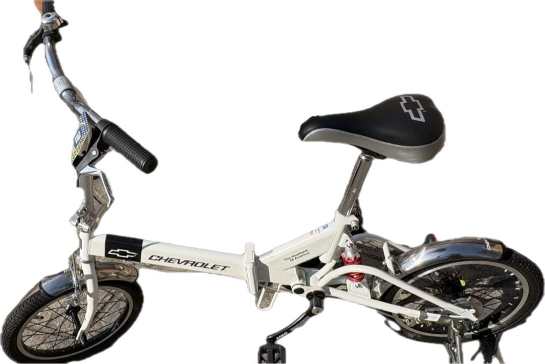 【新品未使用品】シボレー CHEVROLET 折りたたみ自転車16型 ホワイト