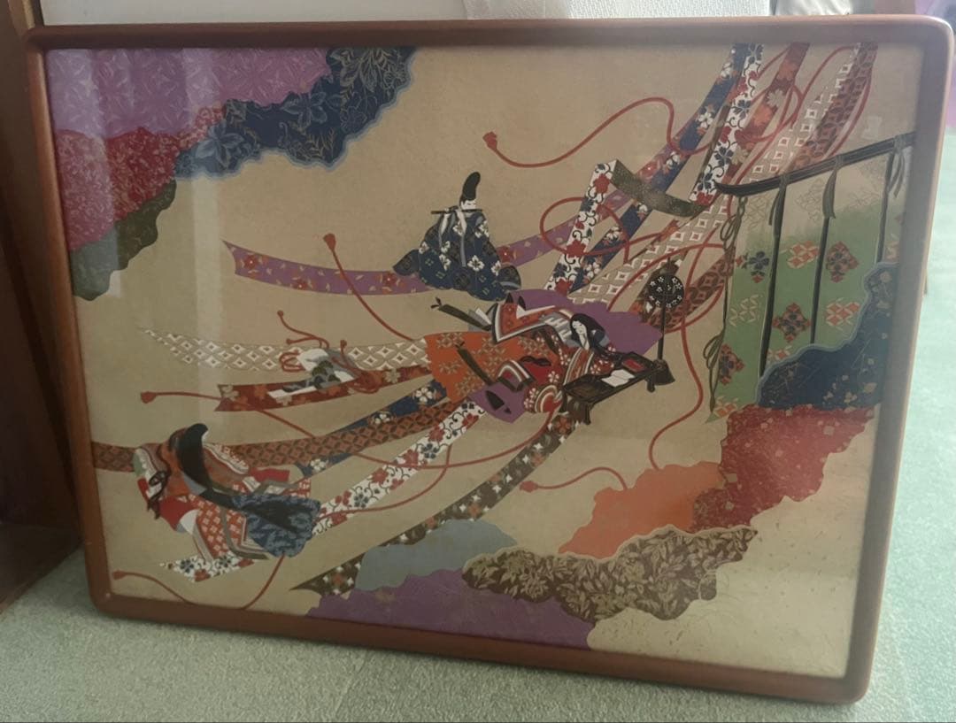 伝統的 日本画 大判 木製フレーム